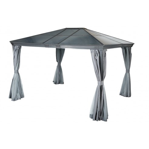 tonnelle belize en aluminium et polycarbonate - hesperide