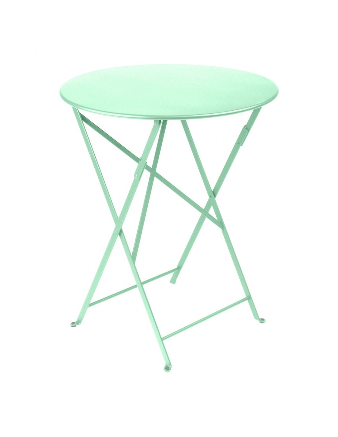 Table de jardin Bistro D.60 cm Métal ronde pliante Fermob.