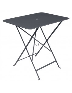 Achat Table pliante métal Carbone rectangle 77x57cm Bistro - 4 places - Fermob