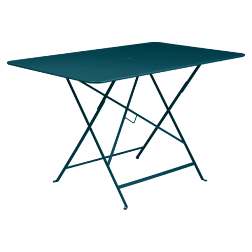 Table pliante Bistro Bleu Acapulco métal rectangle 117x77cm - 6 places - Fermob