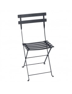 Achat Chaise de jardin pliante Bistro Carbone métal - Fermob