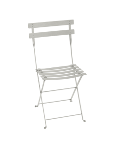 Achat Chaise de jardin pliante Bistro Gris Argile métal - Fermob