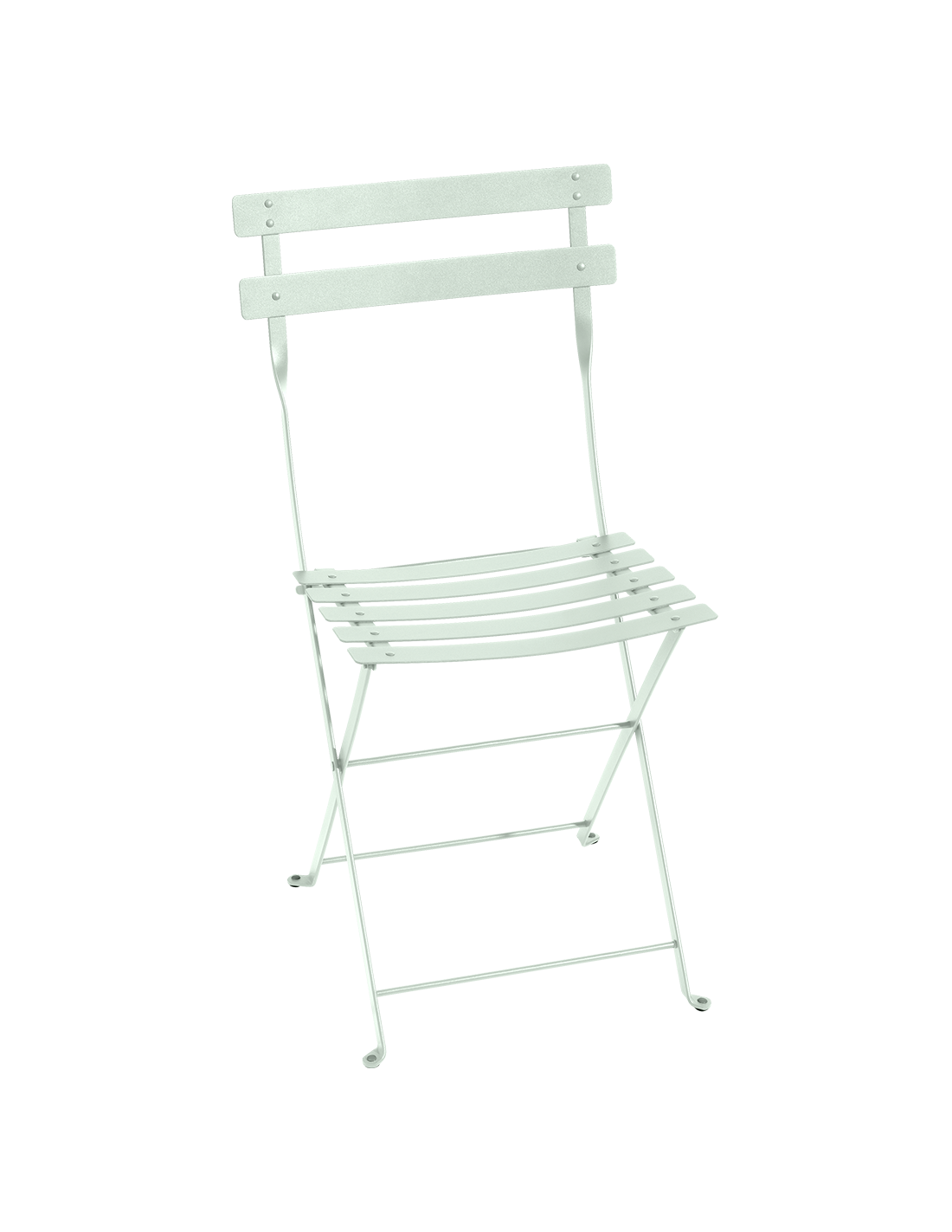 Chaise de jardin Bistro pliante en métal Fermob.
