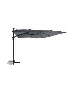 Achat MWH - Parasol déporté 3 x 4 m, inclinable sur 5 positions - Anthracite chiné