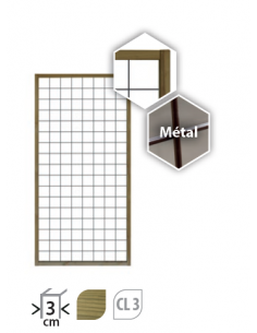 Achat Treillis bois et métal H.1,80 m - Largeur 90 cm Forest style