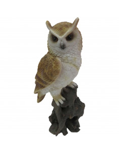 Hibou sur tronc L - Esschert Design