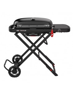 Barbecue à gaz Weber Traveler Stealth noir avec chariot noir