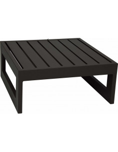 Achat Table-basse repose-pieds New Holly noir mât - Stern
