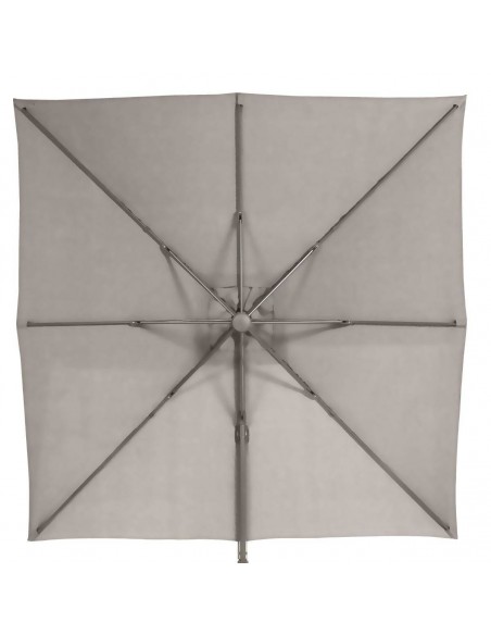 Achat Parasol déporté Eléa L.3 x P.3 m - Toile polyester 250 g/m² - Hespéride