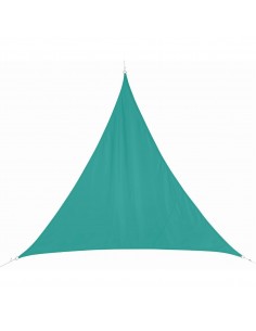 Voile d'ombrage Curacao triangulaire 3 x 3 x 3 m - Polyester - Emeraude - Hespéride