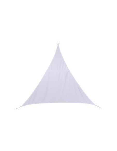 Voile d'ombrage Curacao triangulaire 2 x 2 x 2 m - Coloris blanc