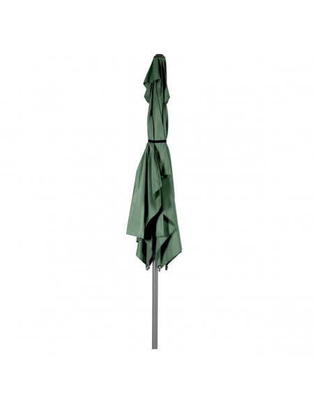 Parasol Loompa rectangulaire 3x2 m olive - à manivelle - Hespéride