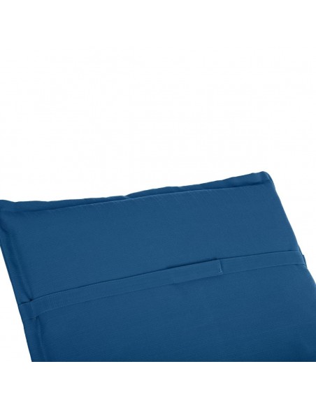 Coussin de Transat Korai L.190 x P.60 cm - Polyester bleu indigo - Hespéride