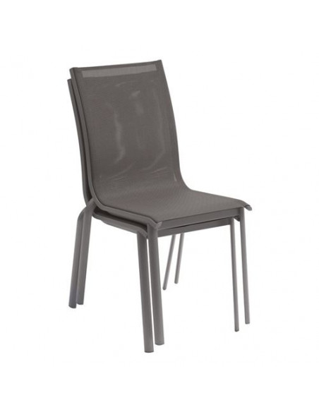 Chaise empilable axant Wenge / Praline - Hespéride