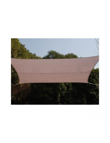 Voile d'ombrage rectangulaire Curacao 2 x 3 m - Taupe