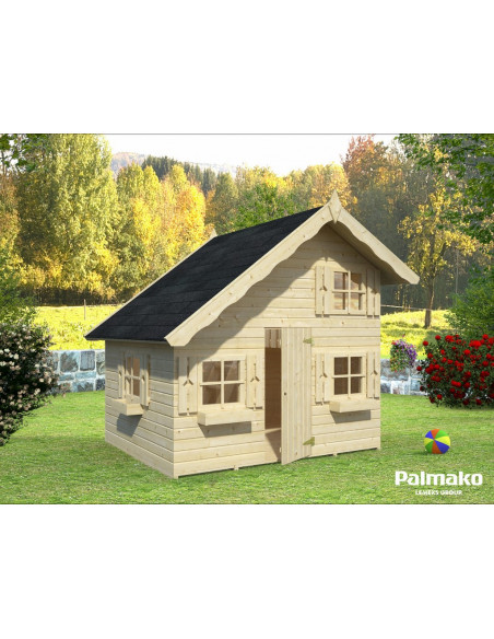 Maisonnette TOM pour enfants avec plancher