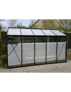 Toile d'ombrage pour serre en verre - 5 x 1,20 m