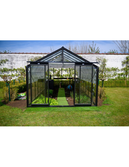Achat Serre de jardin R307 Blackline ACD 15.9 m² en verre trempé sécurit