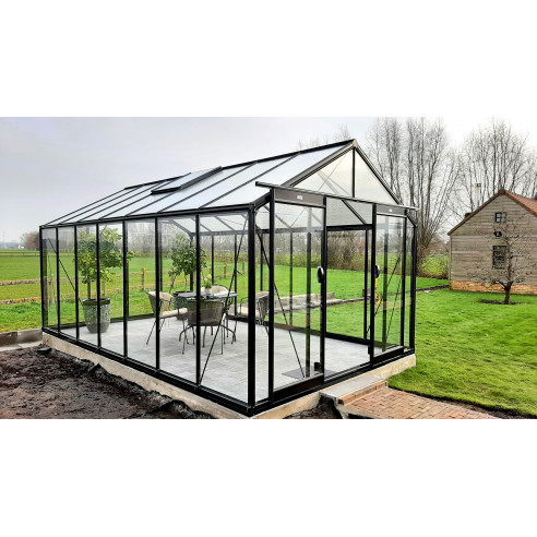 Achat Serre de jardin R307 Blackline ACD 15.9 m² en verre trempé sécurit