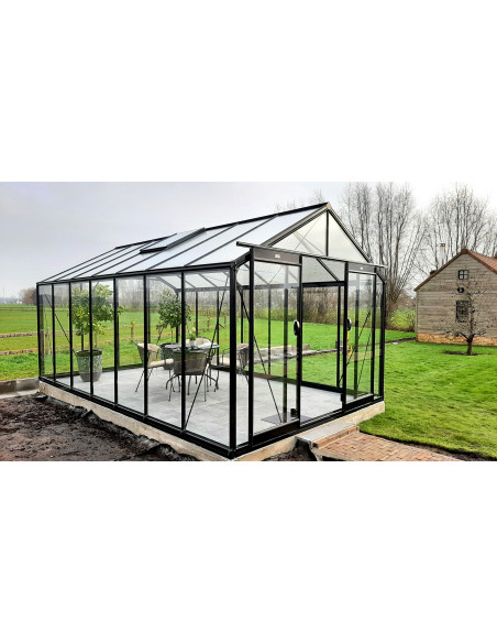 Achat Serre de jardin R307 Blackline ACD 15.9 m² en verre trempé sécurit