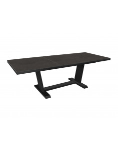 Table AMBER extensible 180/240 CM graphite black boréal