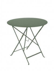 Table de jardin Bistro D.77 cm - Ronde pliante métal - Cactus fermob