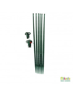 Lot de 6 tuteurs Mikado 180 cm Vert  - Pouss'vert