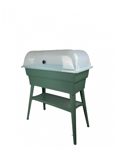 Jardinière Calipso Combi 40 L - Vert Olive / Vert Amande - Pouss'vert