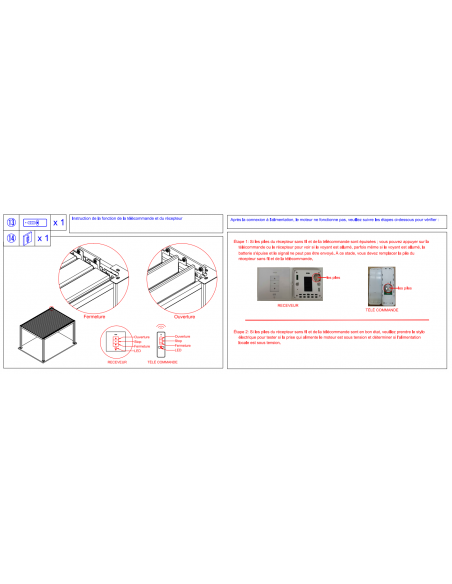 Achat Tonnelle Bioclimatique ZEPHIR 3x4M - Aluminium - Lames motorisées - Gris - PROLOISIRS