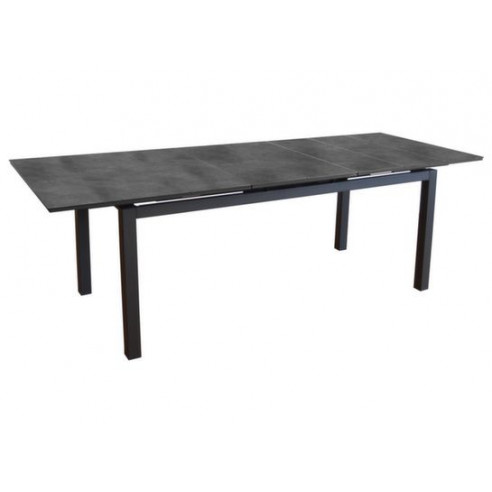 Achat Table HIVAOA 180 / 240 x 90 cm - Aluminium - Graphite - PROLOISIRS
