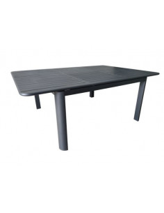 Achat Table EOS 140/200x140 Aluminium - Graphite - PROLOISIRS