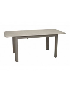 Achat Table EOS 130/180x80 cm - Aluminium - Crème - PROLOISIRS