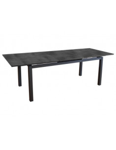 Achat Table HIVAOA 180/240x90 cm - Aluminium / Céramique - Graphite - PROLOISIRS