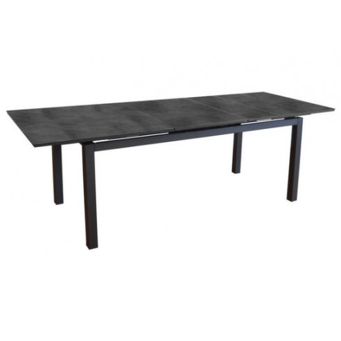 Achat Table HIVAOA 180/240x90 cm - Aluminium / Céramique - Graphite - PROLOISIRS
