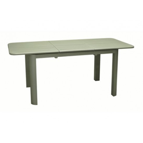 Achat Table EOS - 130 / 180 x 80 cm - Aluminium - Amande - PROLOISIRS