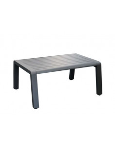 Achat Table basse LE MARSEILLE - 90x70 cm - Aluminium - Graphite - PROLOISIRS