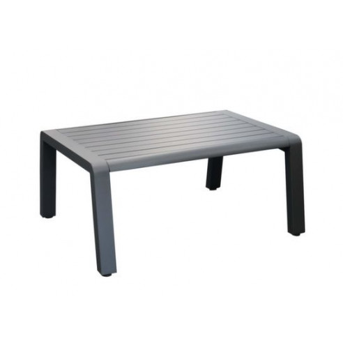 Achat Table basse LE MARSEILLE - 90x70 cm - Aluminium - Graphite - PROLOISIRS