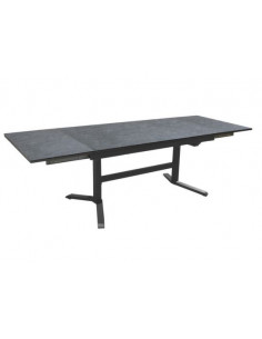 Achat Table SOTTA  6 à 10 personnes - Aluminium et HPL - Graphite / Ardoise - PROLOISIRS