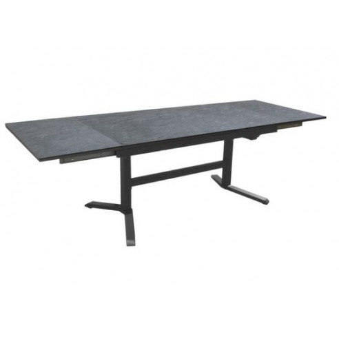 Achat Table SOTTA  6 à 10 personnes - Aluminium et HPL - Graphite / Ardoise - PROLOISIRS