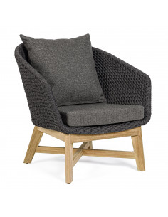 Achat Fauteuil COACHELLA - Anthracite - BIZZOTTO