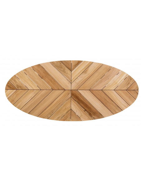 Achat Table PALMDALE ovale - 240 cm x 110 cm