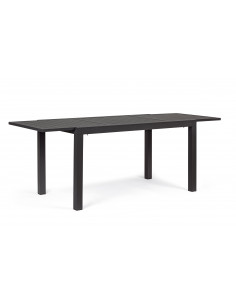 Achat Table extensible HILDE - 140/210 X 77 cm - Anthracite - BIZZOTTO