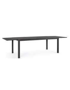 Achat Table extensible HILDE - 200/300 x 100 cm - Anthracite - BIZZOTTO
