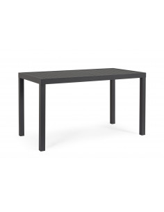 Achat Table HILDE - 130 x 68 cm - Anthracite - BIZZOTTO