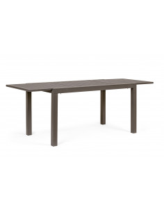 Achat Table extensible HILDE - 140/210 X 77 cm - Café - BIZZOTTO