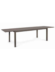 Achat Table extensible HILDE - 200/300 x 100 cm - Café - BIZZOTTO