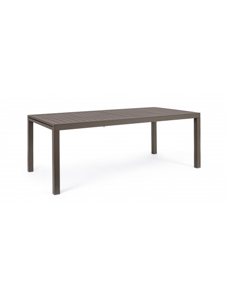 Achat Table extensible HILDE - 200/300 x 100 cm - Café - BIZZOTTO