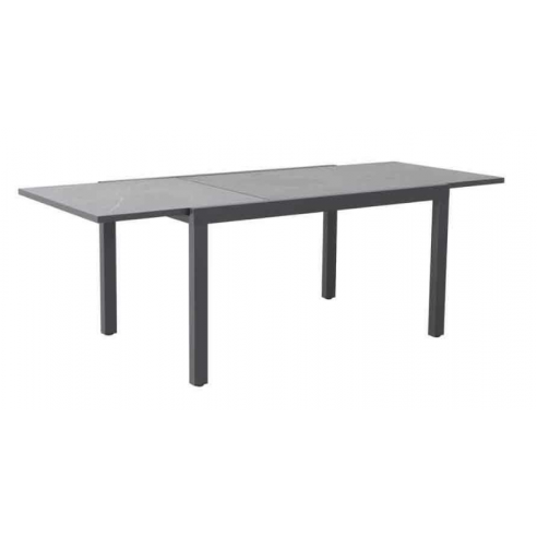 Achat CREADOR - Table de jardin extensible SARI - 140/220 x 74 cm - Aluminium et Crealite - Effet béton