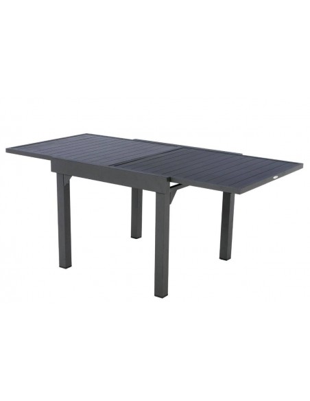 Achat Table de jardin Piazza extensible 8 places en Aluminium graphite - Hespéride