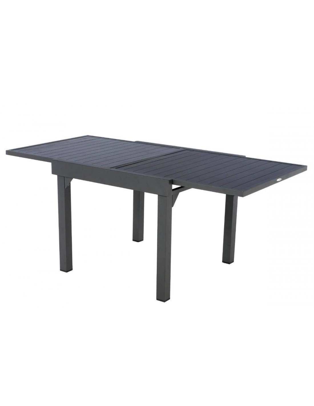 Table de jardin Piazza Graphite extensible 8 places - Aluminium